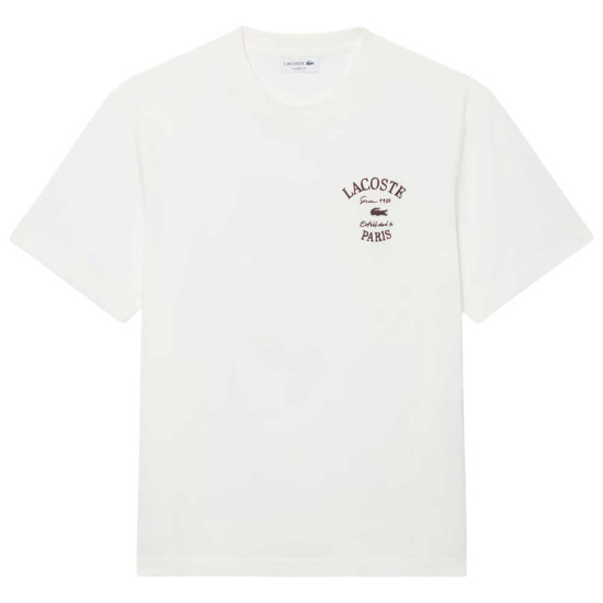 Lacoste Ανδρική κοντομάνικη μπλούζα Regular Fit Signature Cotton T-shirt